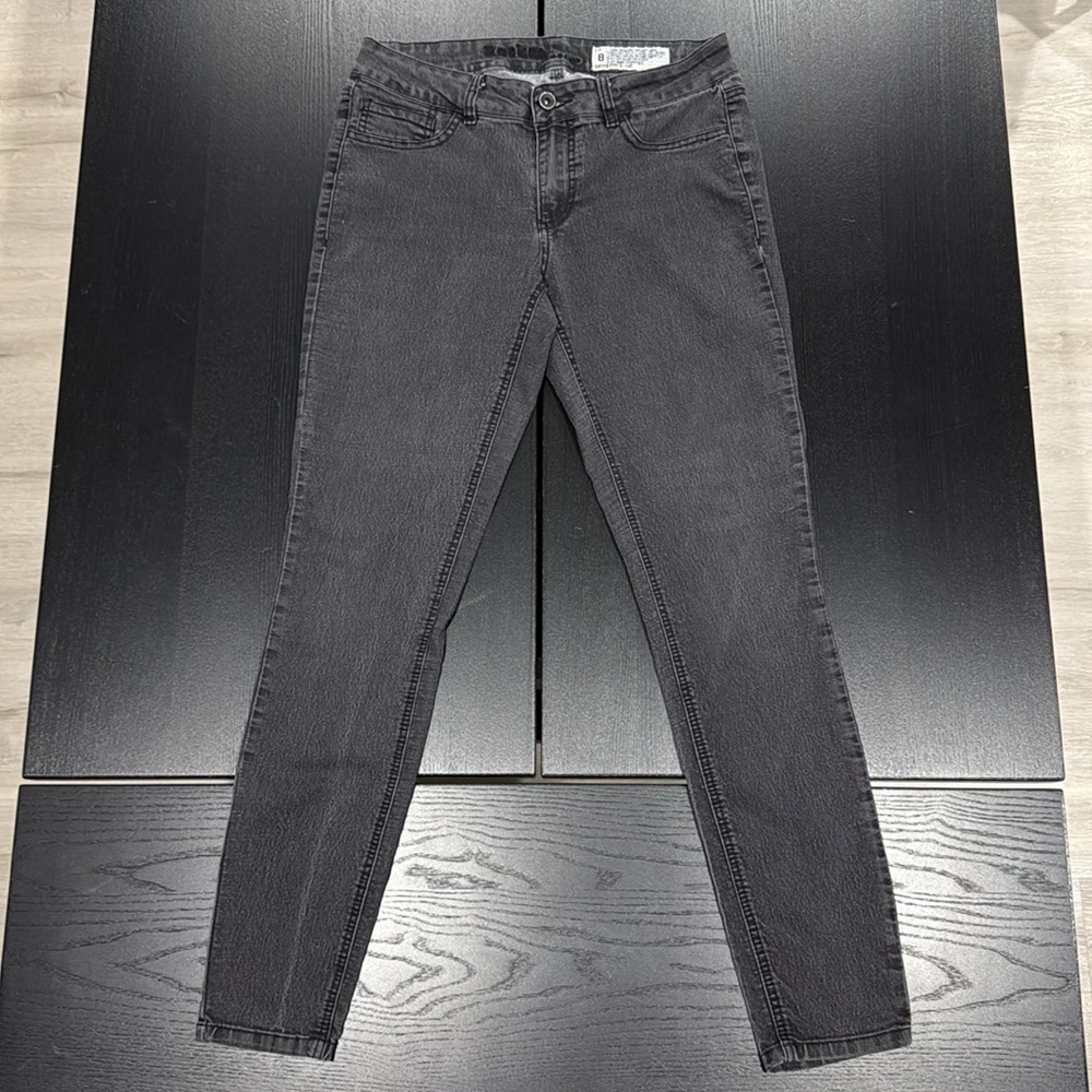 Rocks & Indigo Charcoal Denim Skinny Jeans - 8